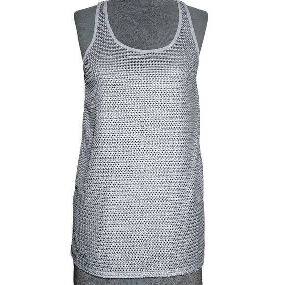Trouve Silver Metallic Tank Size XS - Picture 1 of 4